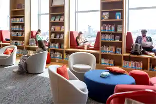 Library at Hiranandani Krisala Township